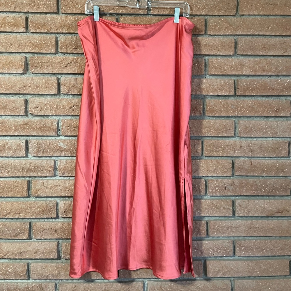 Old Navy Vibrant Coral Maxi Skirt